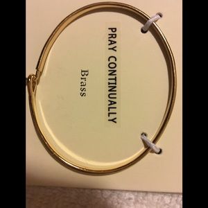 Stackable Statement bracelet Pray Continually